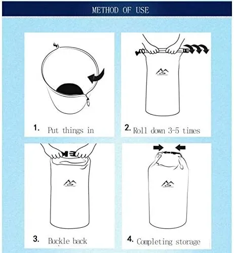 5L/10L/20L/40L/70 Floating Waterproof Dry Bag,Lightweight Waterproof Bag Perfect Drybag Sack for Beach, Fishing, Kayaking, Boating, Hiking, Camping