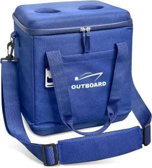 6-Layer Insulated Large Soft Shell Cooler, 15L Leakproof Ice Chest, Portable Waterproof Bag Fits 24 Cans, Tall Bottles, Lightweight Lunch Box for Camping, Travel, Beach, Fishing, Work