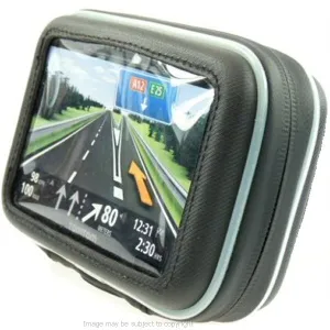 6inch SatNav Motorcycle M8 Powered Handlebar Mount - angled mini USB (sku 14168)