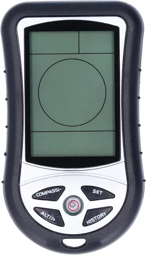 8-in-1 Multifunction Digital Altimeter with Lanyard, Handheld Electronic Altitude Meter Barometer, UltraBright Backlight, Powersaving Func, Ideal for Outdoor Sports