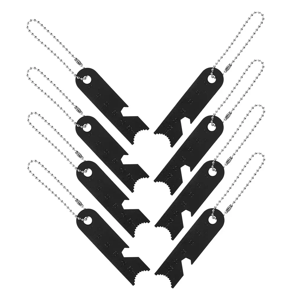8 Pcs Outdoor Flint Scraper Camping Rod Striker - Fire Starting Tools - Steel Rods Manganese Strikers Magnesium