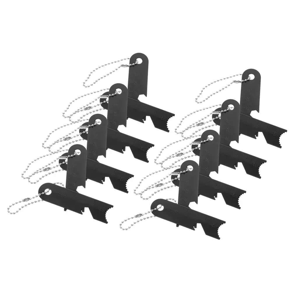 8 Pcs Outdoor Flint Scraper Camping Rod Striker - Fire Starting Tools - Steel Rods Manganese Strikers Magnesium