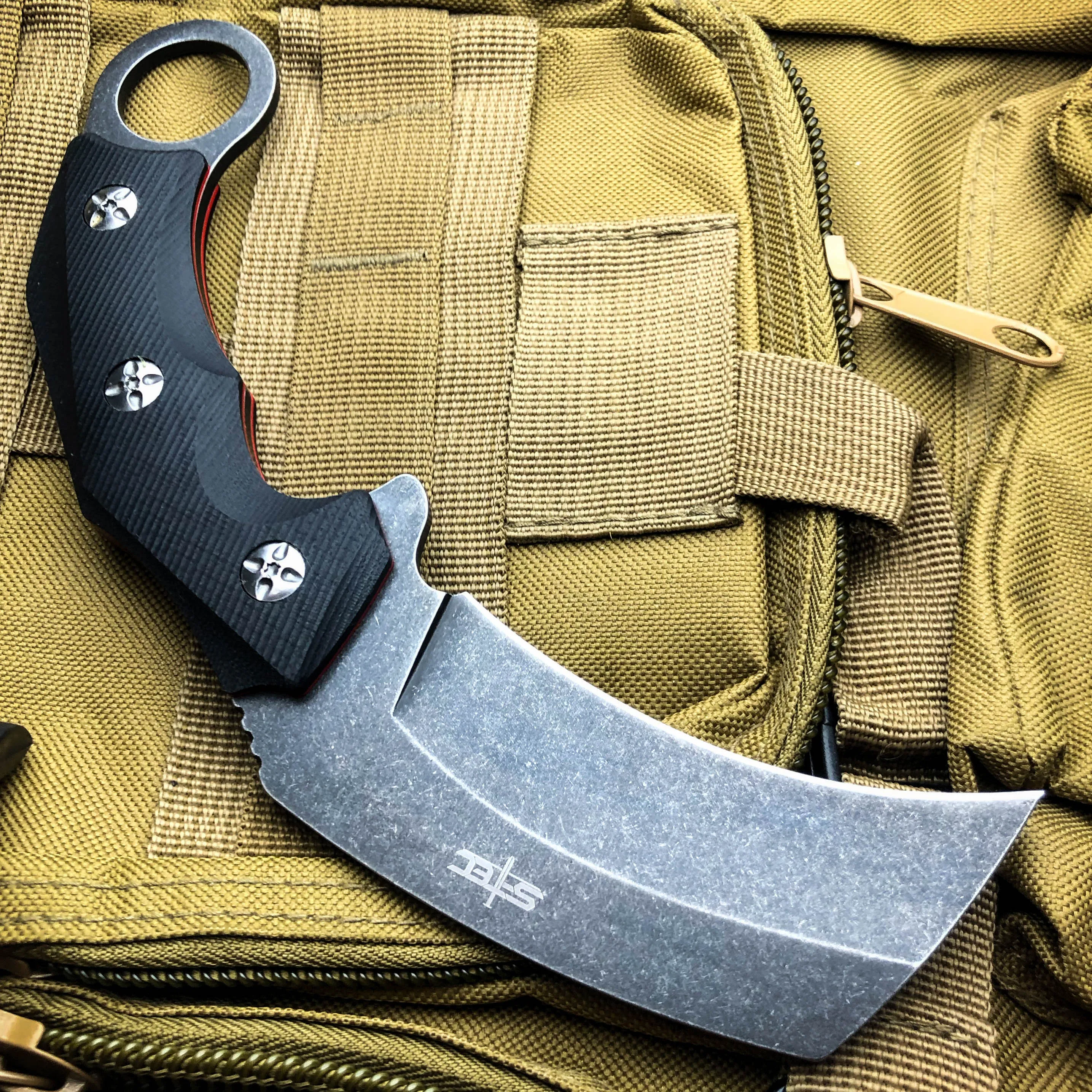8.5" Heavy Duty Raptor Claw Karambit Talon FIXED BLADE Hunting Survival Knife