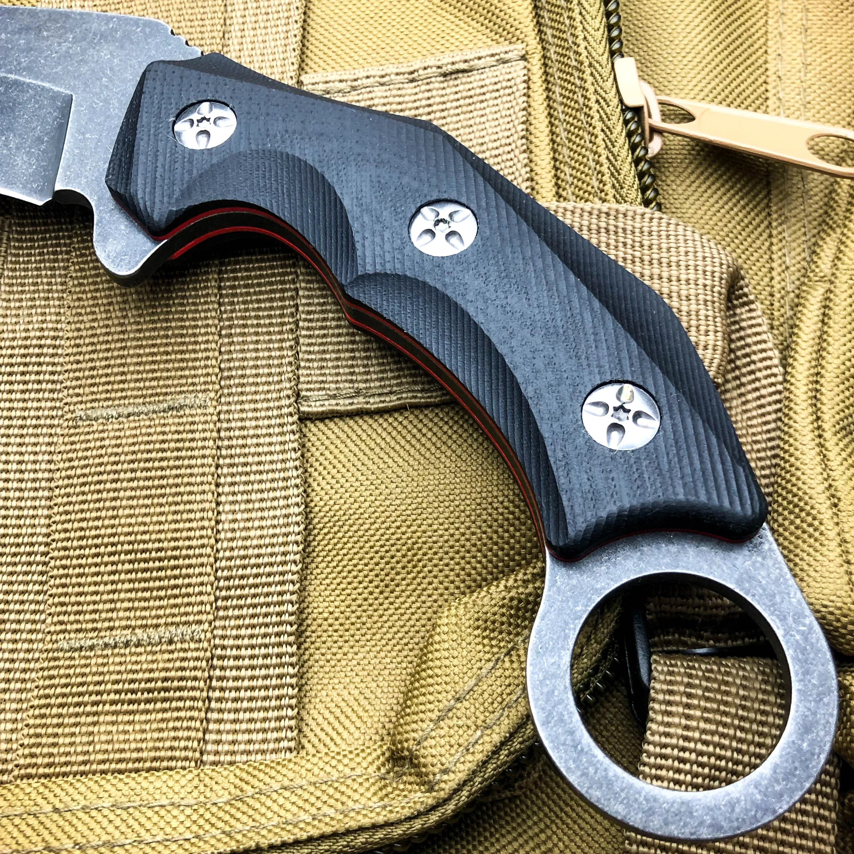 8.5" Heavy Duty Raptor Claw Karambit Talon FIXED BLADE Hunting Survival Knife