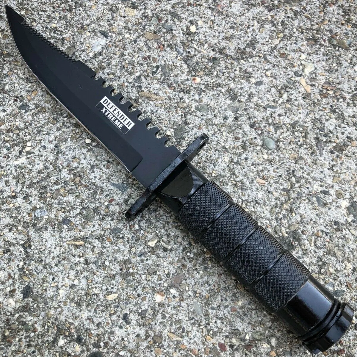 8.5" Tactical Fishing Hunting Survival Knife w/ Sheath Bowie Survival Kit Camp