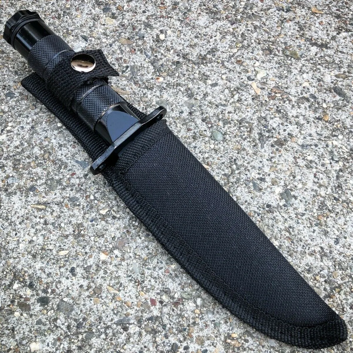 8.5" Tactical Fishing Hunting Survival Knife w/ Sheath Bowie Survival Kit Camp