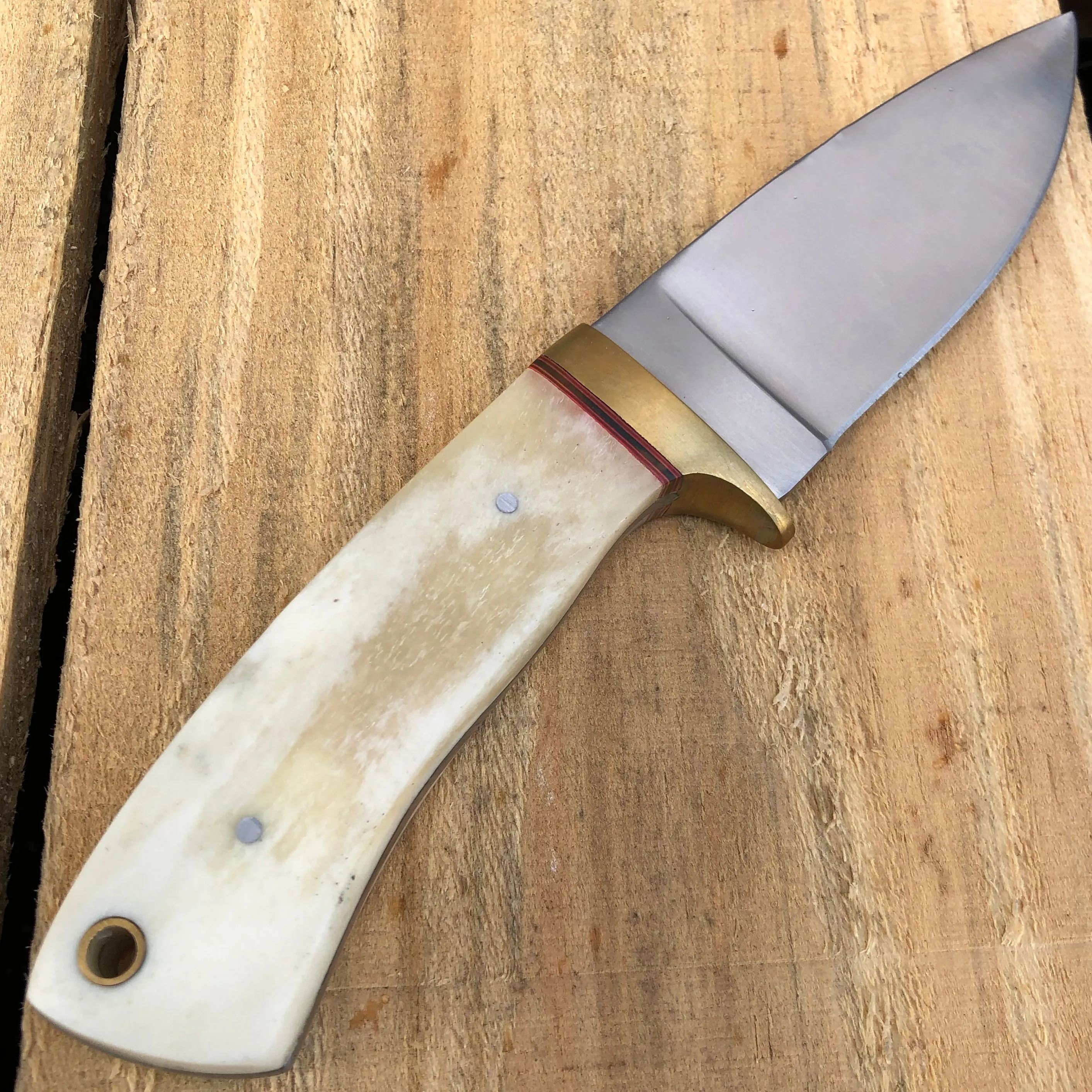 8" Survival FULL Tang Hunting FIXED BLADE Skinner Camping Drop Point Knife NEW