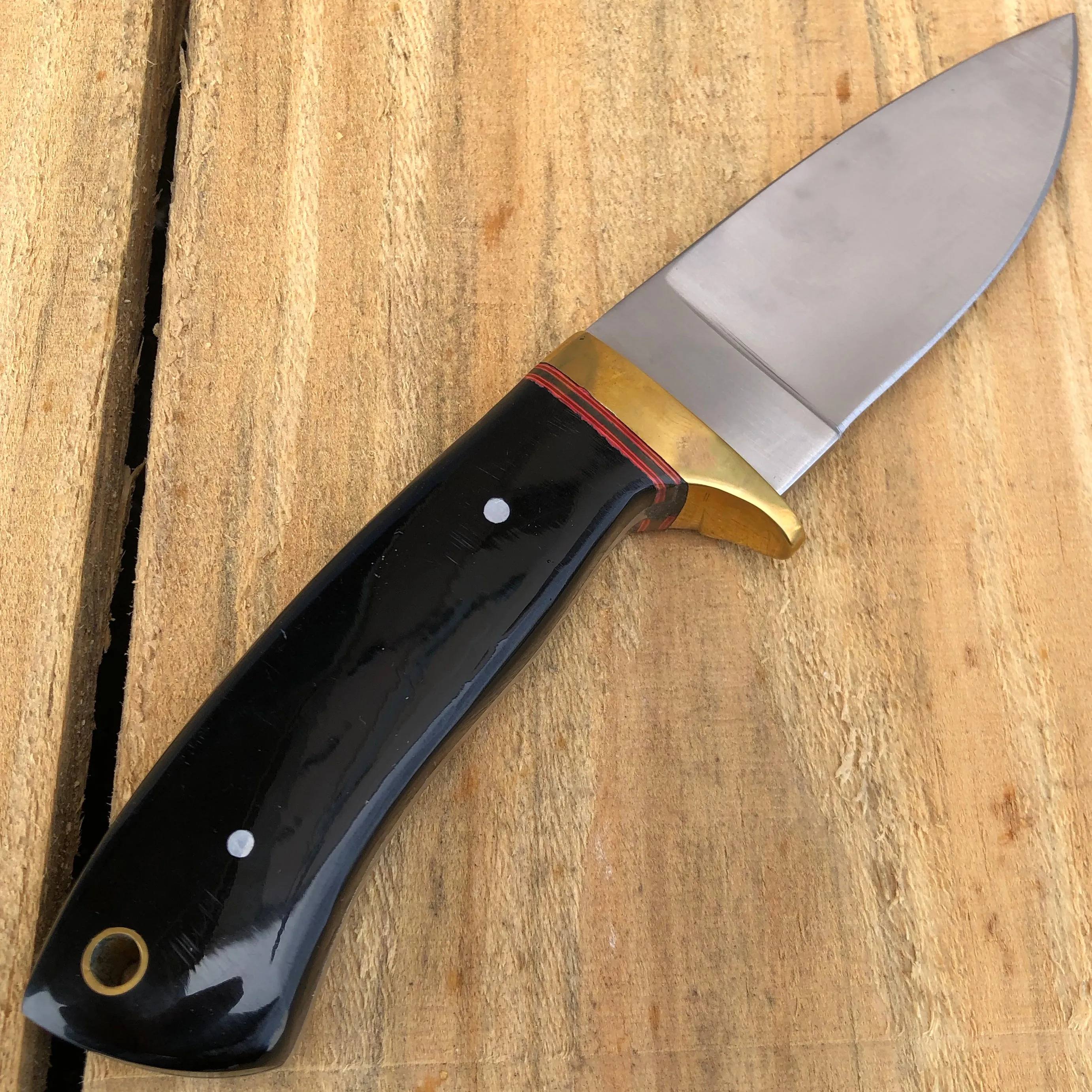 8" Survival FULL Tang Hunting FIXED BLADE Skinner Camping Drop Point Knife NEW