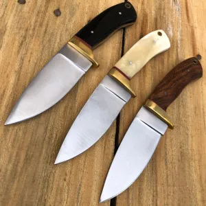 8" Survival FULL Tang Hunting FIXED BLADE Skinner Camping Drop Point Knife NEW