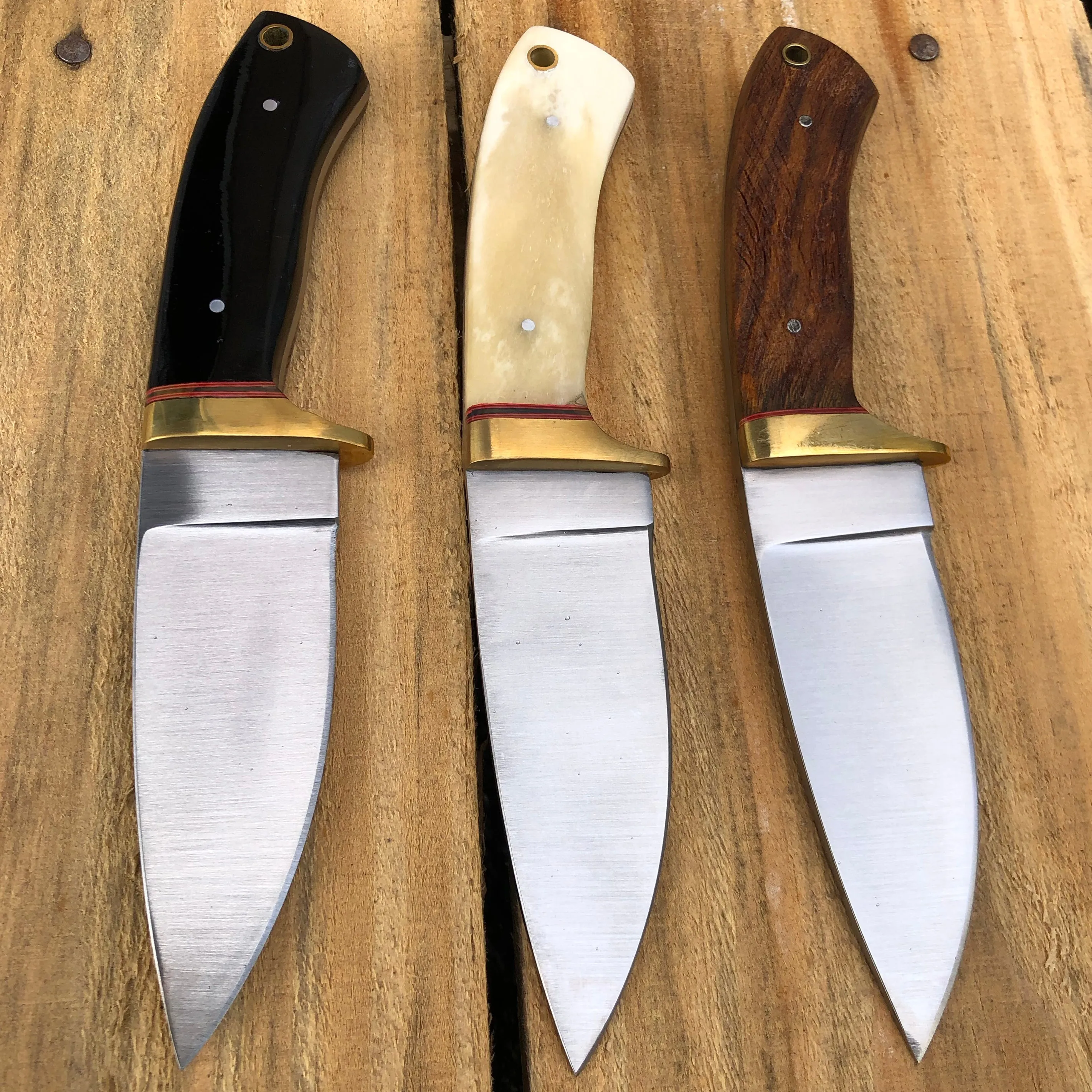 8" Survival FULL Tang Hunting FIXED BLADE Skinner Camping Drop Point Knife NEW
