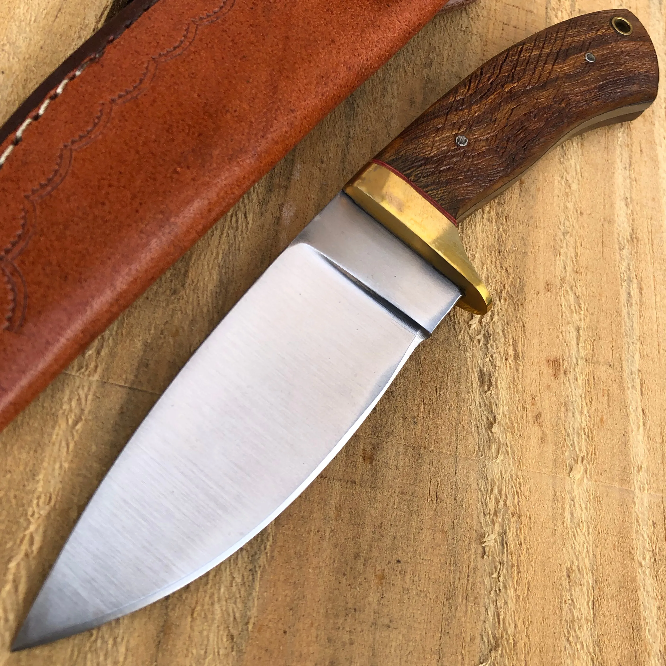 8" Survival FULL Tang Hunting FIXED BLADE Skinner Camping Drop Point Knife NEW