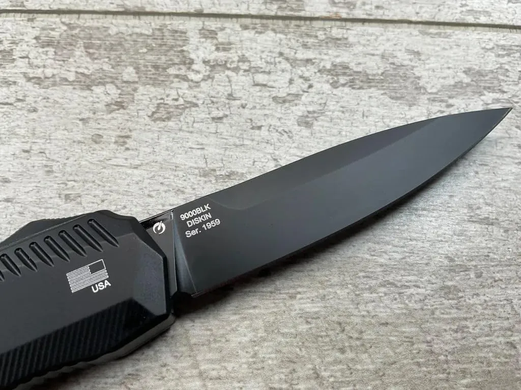 9000R Matt Diskin Livewire EDC Knife 3.3" Cpm-Magnacut Two-Tone Reverse Tanto Blade, Cool Sharp Tactical Folding Pocket Knife, Pocketclip, for Men Women Camping Hiking (Black)