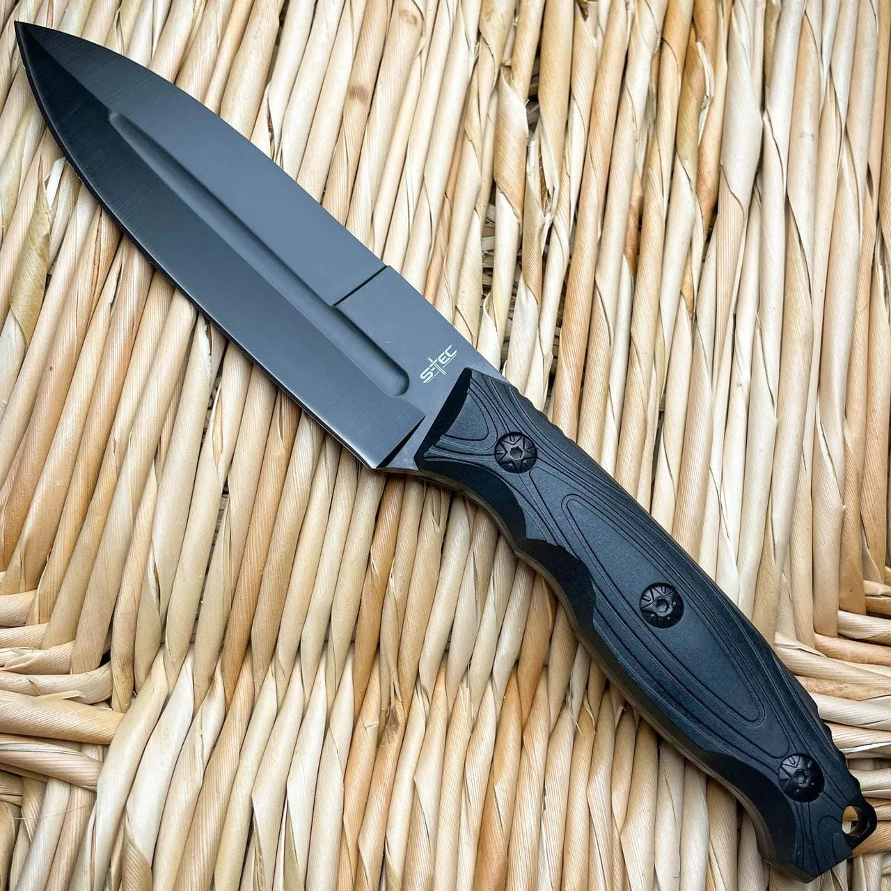 9" Military Camping Survival Hunting Fixed Blade Rambo Combat Knife w/ Sheath