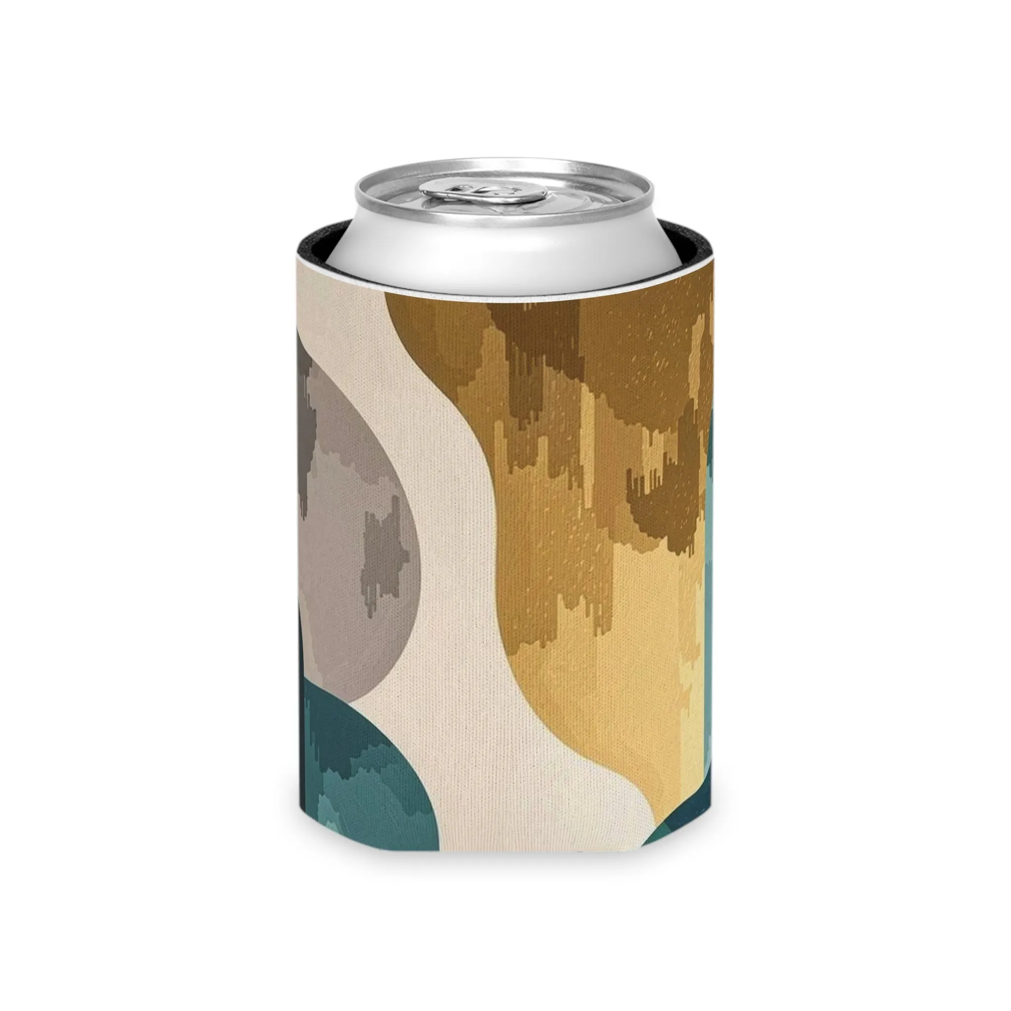Abstract Pattern Can Cooler - Stylish Insulated Beverage Sleeve for Outdoor Events