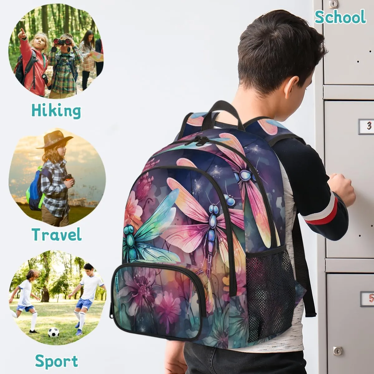 Aircraft Carry on Travel Backpack for Women Men Water resistant Lightweight Rucksack Backpack for Weekender Casual Work Hiking Aircraft Pattern