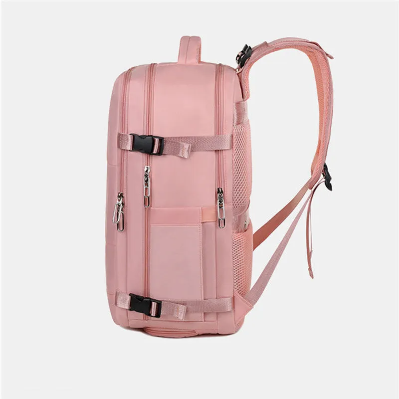 Airline-Approved Travel Backpack - Waterproof Carry-On with Shoe Compartment, Laptop Pocket for Women & Men