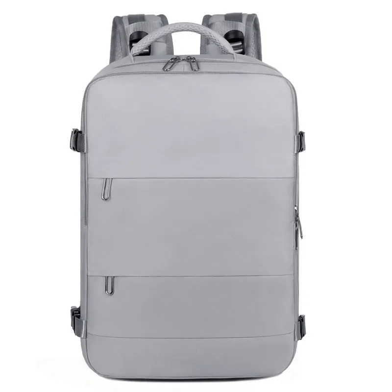 Airline-Approved Travel Backpack - Waterproof Carry-On with Shoe Compartment, Laptop Pocket for Women & Men