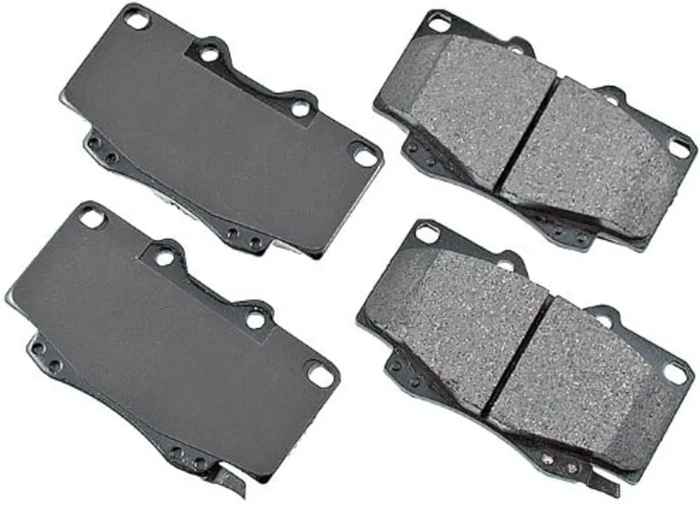 Akebono ACT799 Proact Ultra Premium Ceramic Disc Brake Pad kit , GREY