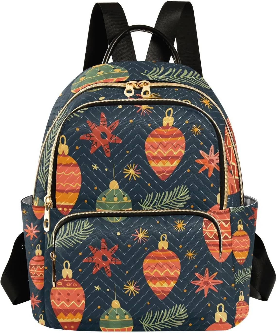 ALAZA Christmas Lantern Small Backpack Purse for Women Travel Bag Lightweight Shoulder Bag Fashion Daypack