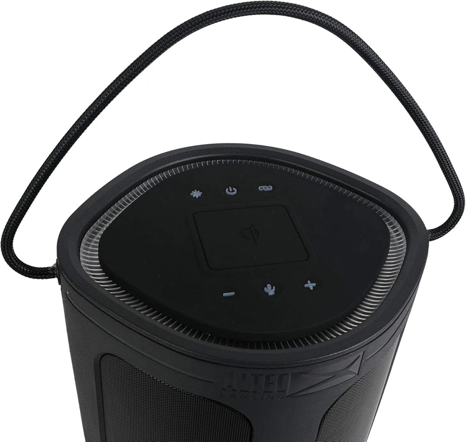 Altec Lansing Soundbucket XL - Waterproof Bluetooth Speaker with Customizable LED Lights, Qi Wireless Charging, 20 Hours Playtime & 100 Foot Range