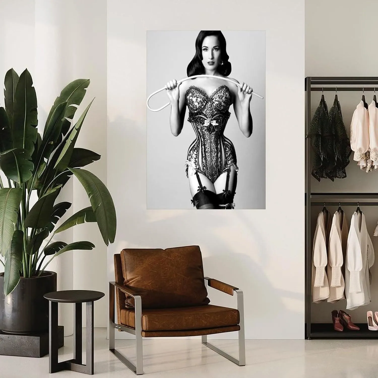 American Artist Dita Von Teese Art Poster 8 Canvas Painting Posters And Prints Wall Art Pictures for Living Room Bedroom Decor 24x36inch(60x90cm) Unframe-style