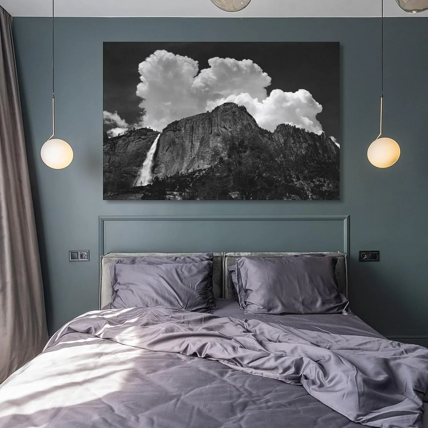 American Landscape Photographer Ansel Adams Poster Canvas Wall Art Posters For Room Aesthetic And Decor 12Canvas Painting Wall Art Poster for Bedroom Living Room Decor20x30inch(50x75cm)