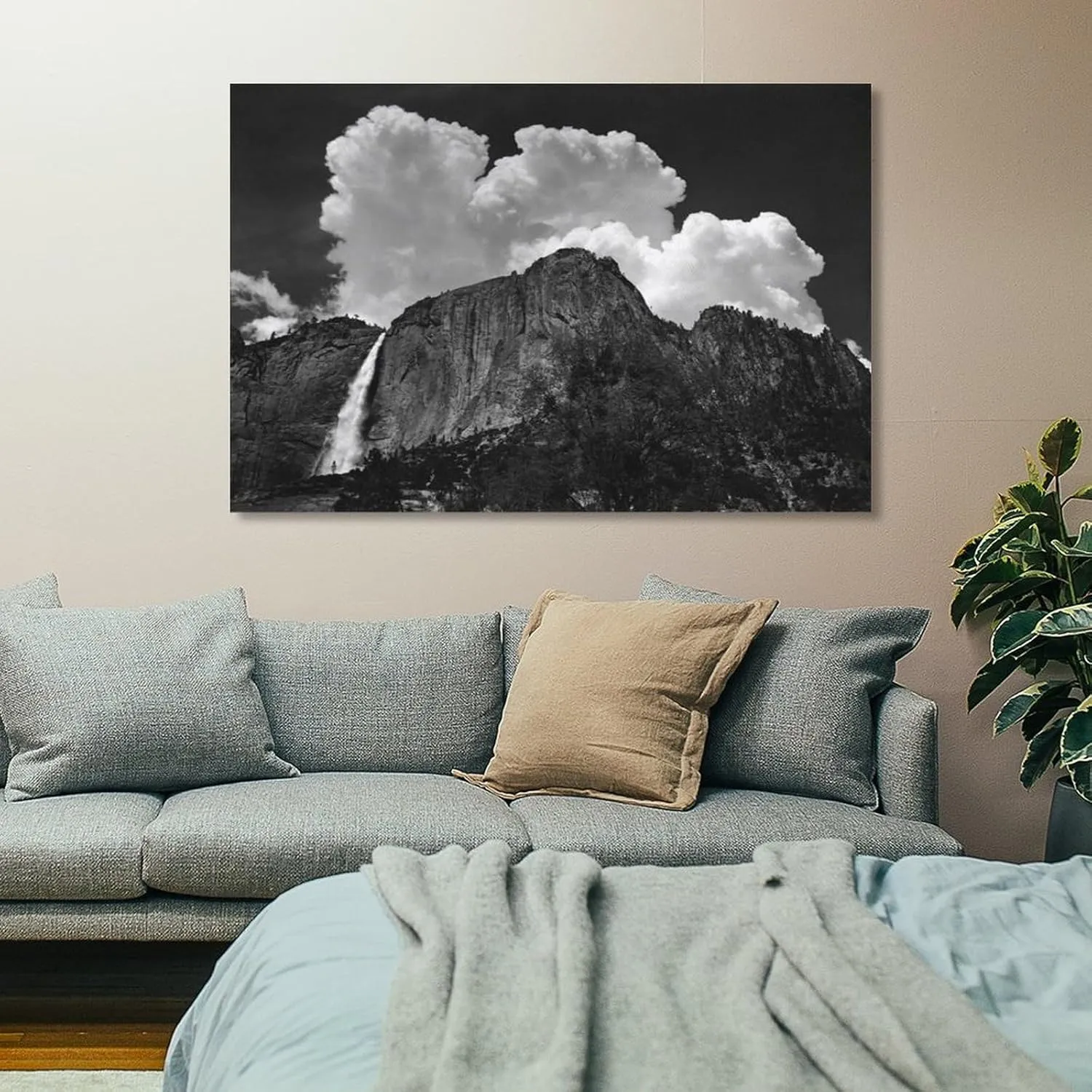 American Landscape Photographer Ansel Adams Poster Canvas Wall Art Posters For Room Aesthetic And Decor 12Canvas Painting Wall Art Poster for Bedroom Living Room Decor20x30inch(50x75cm)