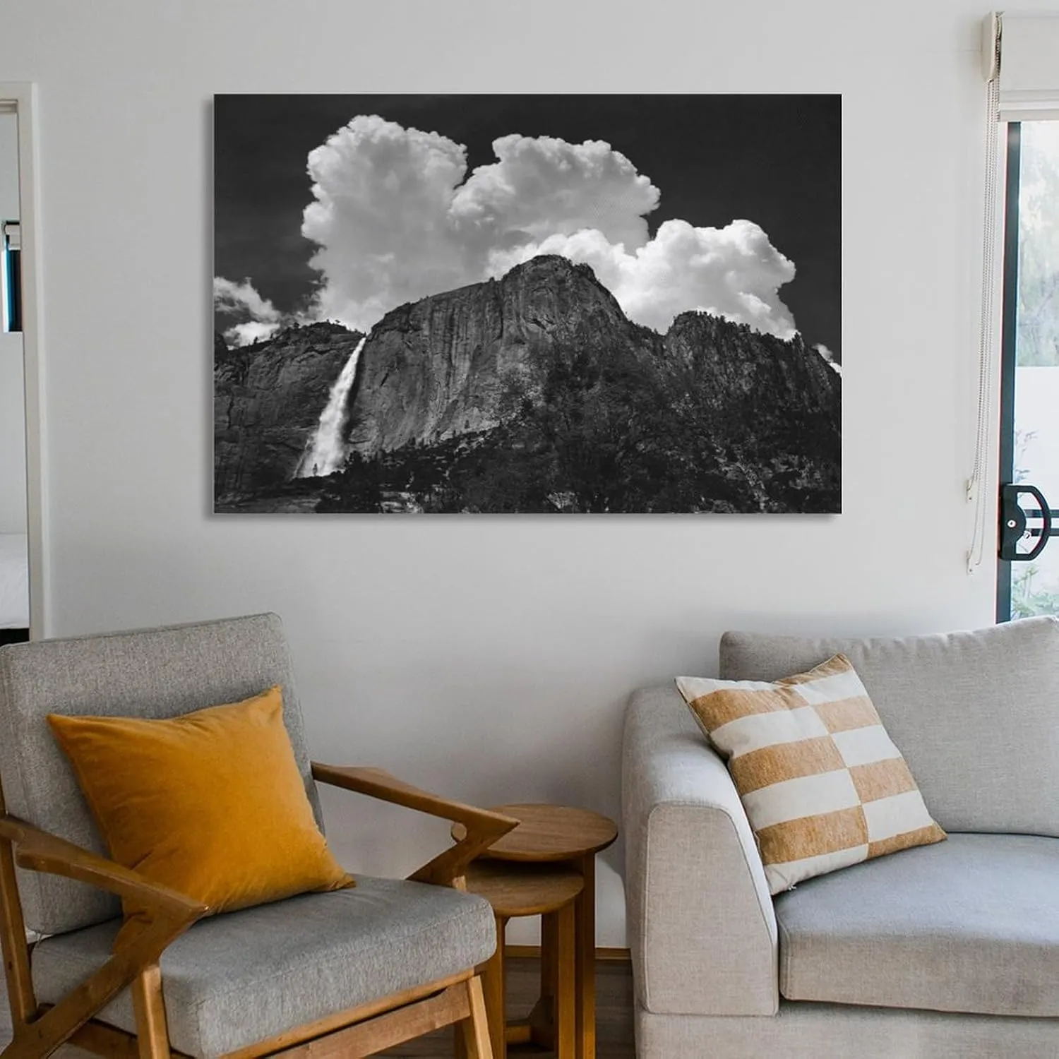American Landscape Photographer Ansel Adams Poster Canvas Wall Art Posters For Room Aesthetic And Decor 12Canvas Painting Wall Art Poster for Bedroom Living Room Decor20x30inch(50x75cm)