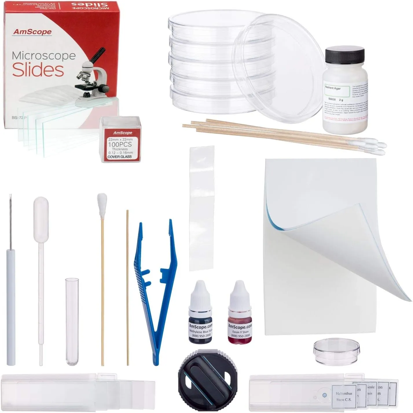 AmScope Compound Microscope Accessory Kit: Preparation and Culturing