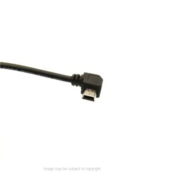 Angled Mini USB Direct to Battery Hard Wire Motorcycle Charging Cable for Garmin Nuvi - Streetpilot GPS SatNav (SKU 10058)