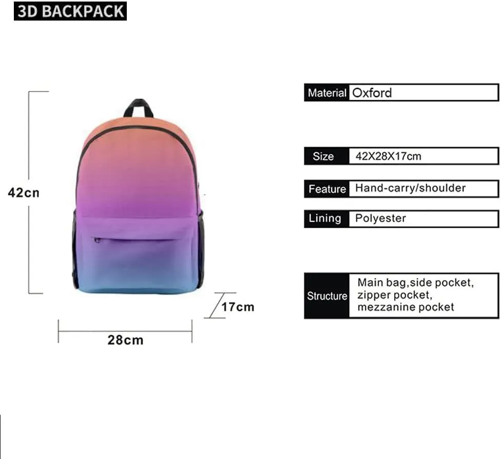 Anime Tonikawa Kawaii Backpack Tonikawa Kawaii Cosplay Daypack Rucksack Mochila 3 Pieces Girls (1)