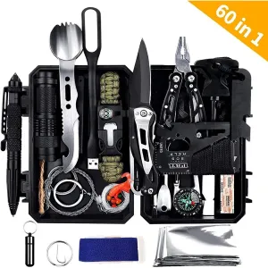 Antarctica Emergency Survival Gear Kits 60 in 1