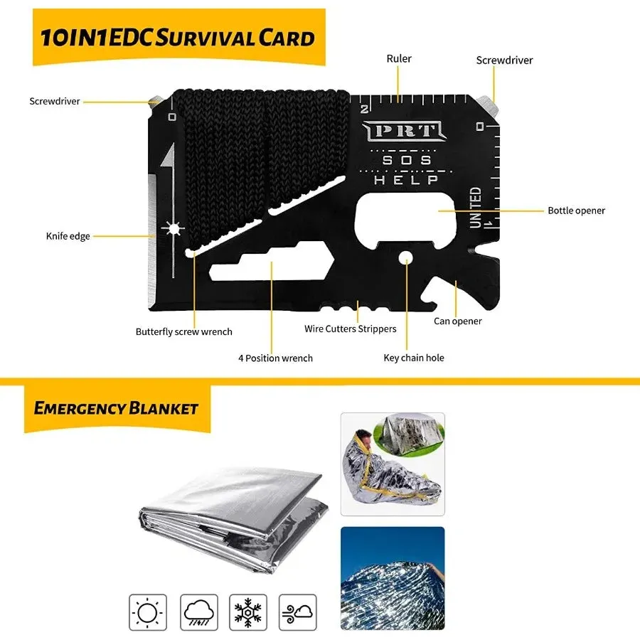 Antarctica Emergency Survival Gear Kits 60 in 1