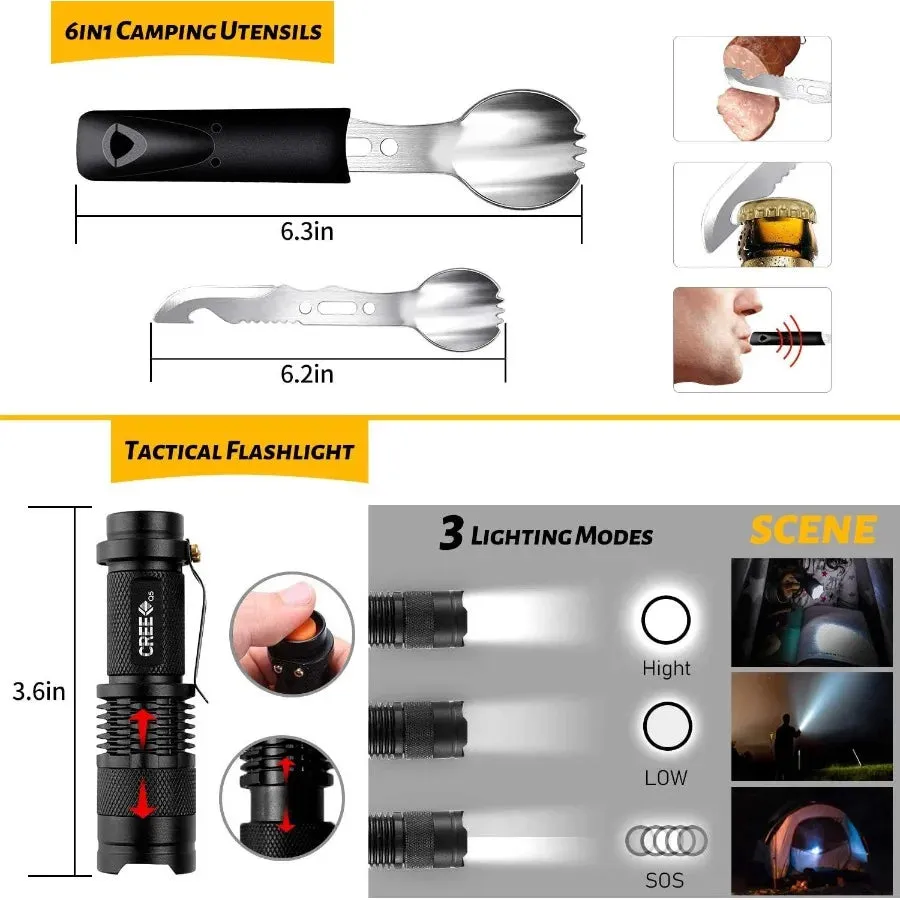 Antarctica Emergency Survival Gear Kits 60 in 1