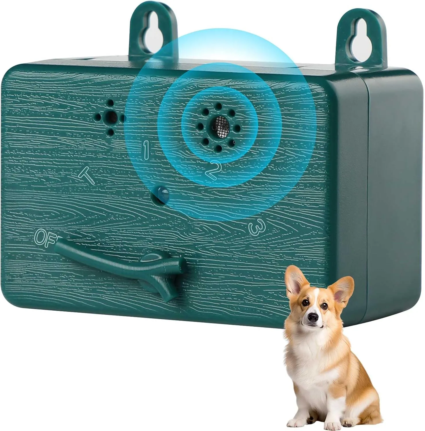 Anti Barking Device, 50 FT Ultrasonic Dog Barking Control Device, 4 Modes Bark Box,Neighbor Dog Silencer, Dog Barking Silencer for Indoor and Outdoor Use, Waterproof Dog Barking Deterrent