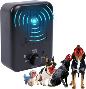 Anti Barking Device, Ultrasonic Dog Barking Control Device, Dog Barking Deterrent Devices Indoor & Outdoor, Rechargeable Barking Dog Silencer, Bark Box Stop Neighbors Dog from Barking, Safe for Dogs