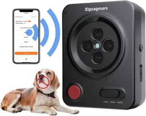 Anti Barking Devices, Smart Auto Stop Barking | New APP Control Mode for Dogs Behavior Training, Rechargeable Ultrasonic Bark Box, Dog Barking Deterrent Devices, Neighbors Dog Silencer Outdoor Indoor