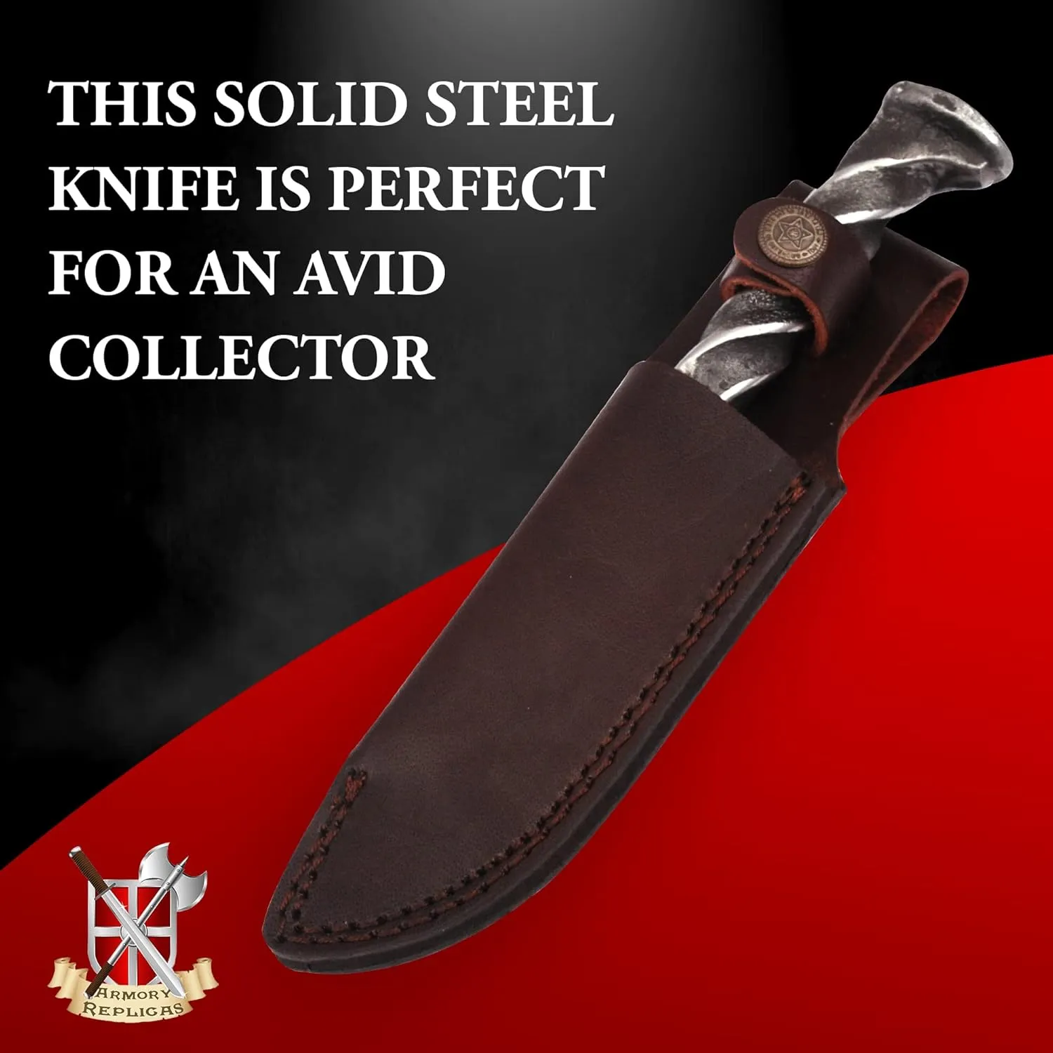 Armory Replicas Fireside Survivor Hand Forged Railroad Knife | Forged & Very Real