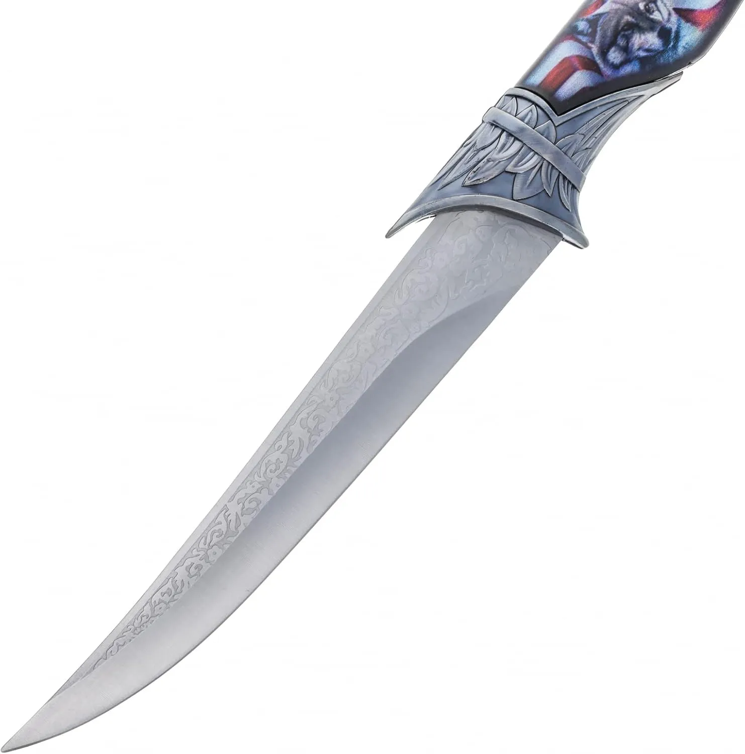 ASR Outdoor 13.5 inch Animal Head Decorative Collector's Hunting Knife with Ornamental Scabbard