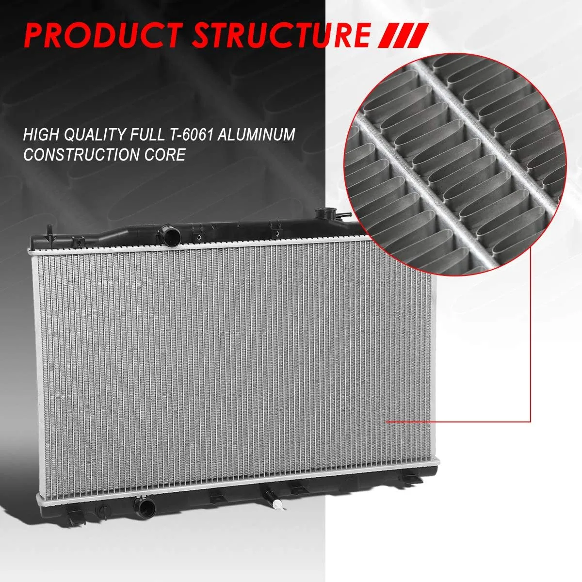 Auto Dynasty Radiator Compatible with 12-16 Honda CR-V 2.4L AT/MT, DPI 13314 Factory Style 1-Row Cooling Radiator, Aluminum Core