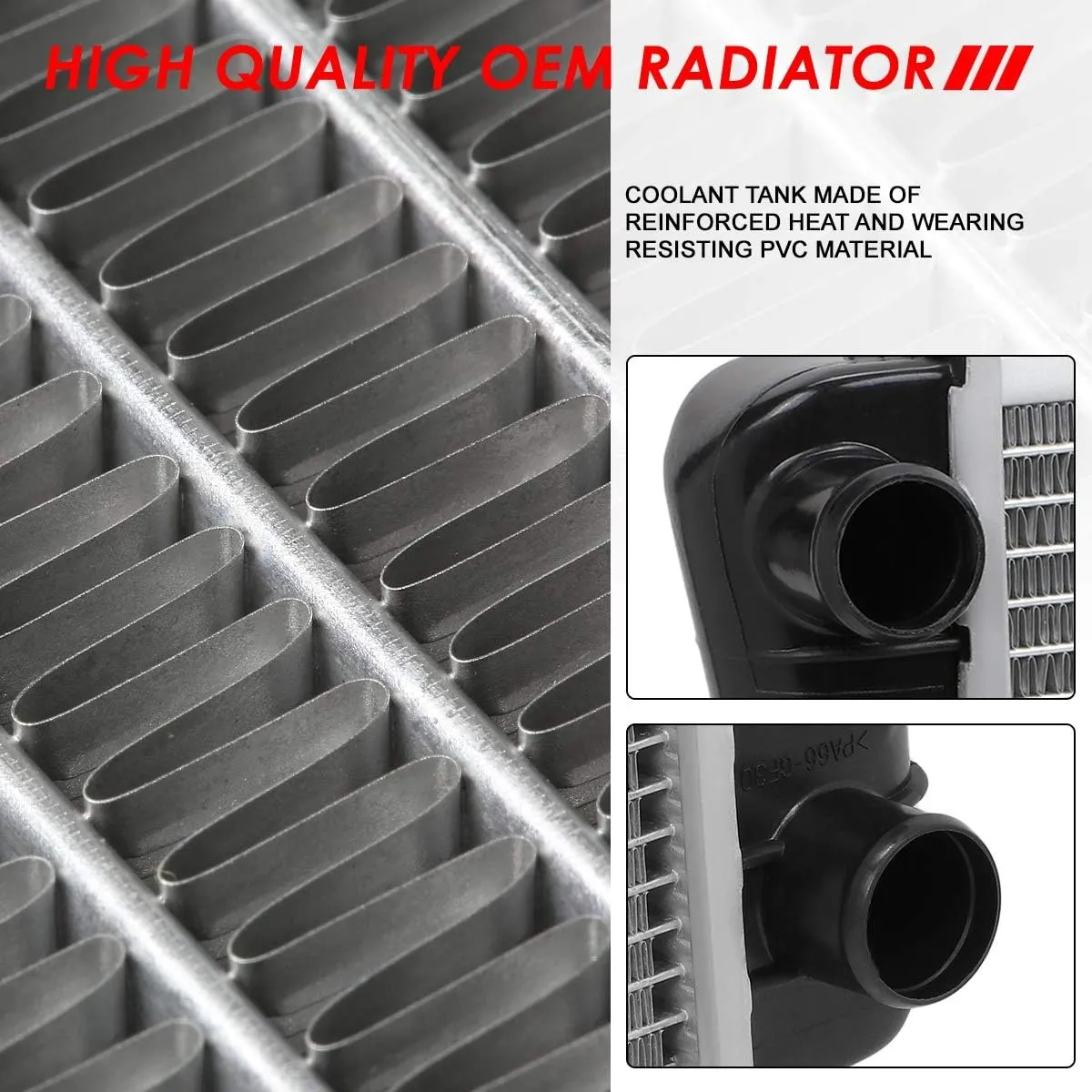 Auto Dynasty Radiator Compatible with 87-90 Chevy Caprice AT MT, DPI 920 Factory Style 1-Row Cooling Radiator, Aluminum Core