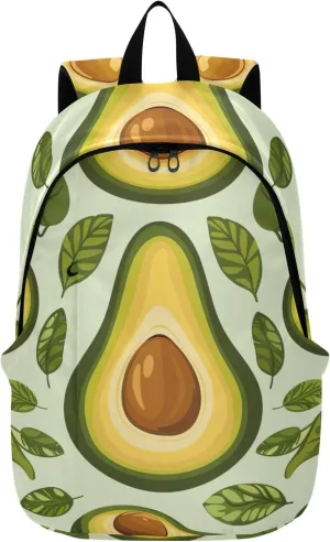 Avocado Laptop Backpack, Light Backpack for Travel, Waterproof Travel Backpack