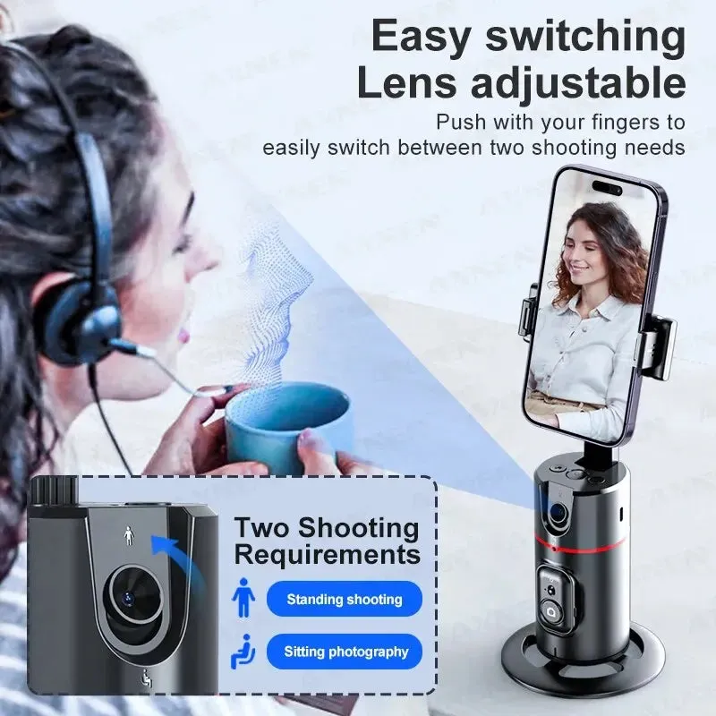 Axnen 2023 360 Rotation Gimbal Stabilizer with Remote for Tiktok Live Photography