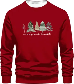 Aymnlox Mens Graphic Sweatshirts Crewneck Letter Print Long Sleeve Sweatshirt Lightweight Casual Athletic Workout Pullover