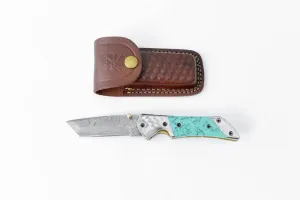 AzureGlide Damascus Turquoise Resin-Titan Int.