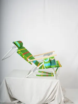 Backpack Beach Chairs - Adjustable 5 Position with Cup Holder, Lightweight and Folding Design, 2 Pack, Multicolor