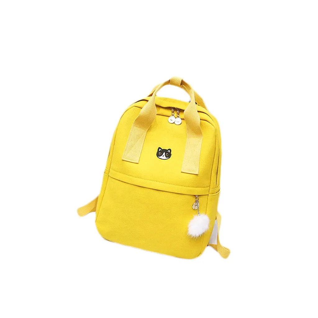 Backpack Canvas Lightweight Travelling Backpack Durable Daypack