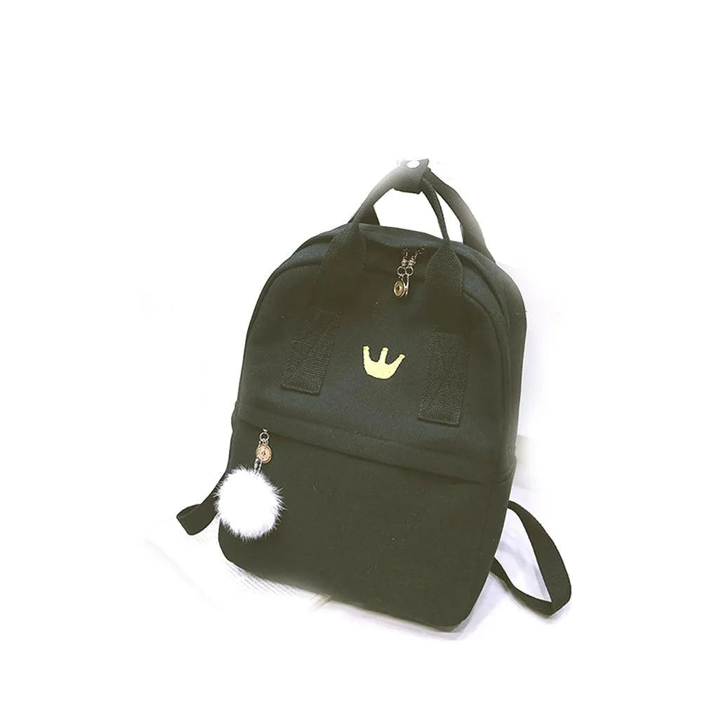 Backpack Canvas Lightweight Travelling Backpack Durable Daypack
