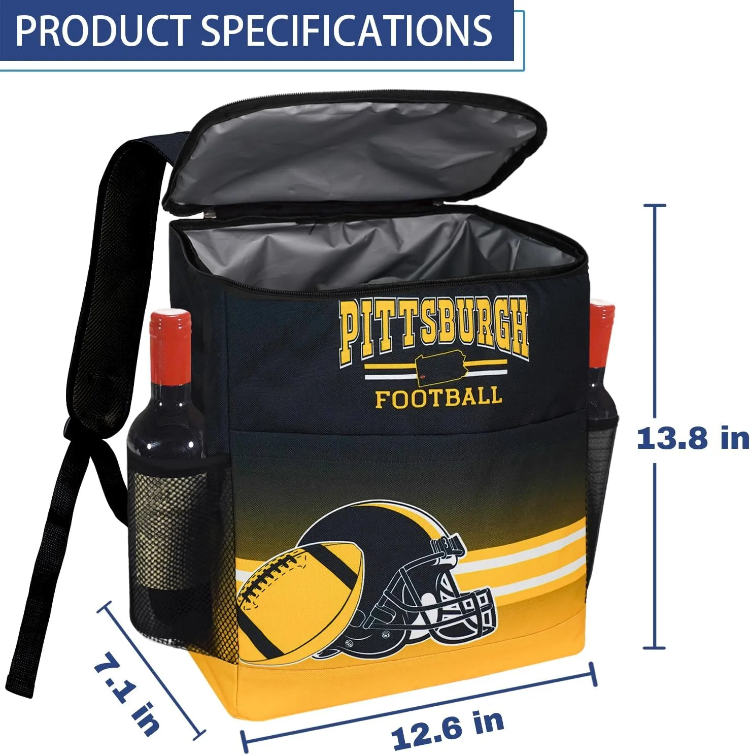 Backpack Cooler for Men - 30 Cans Beer Cooler Bag - Soft Backpack Cooler Insulated Waterproof Leak Proof