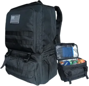 Backpack Coolers Insulated Leak Proof Waterproof with Cooler Compartment, Large Lunch Backpack for Men Work, Travel, Outdoor